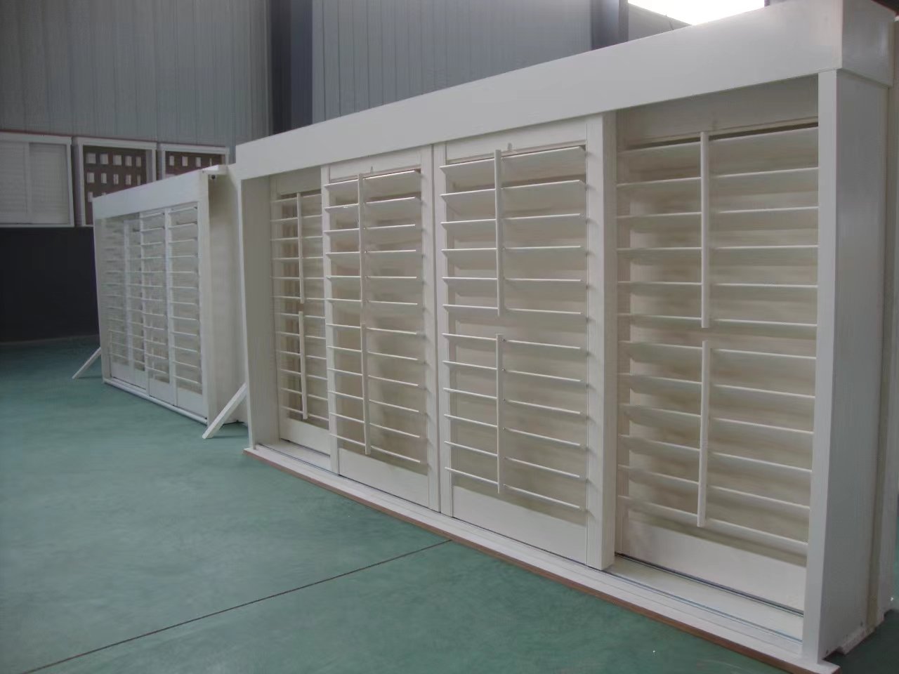 PVC Sliding Plantation Shutters