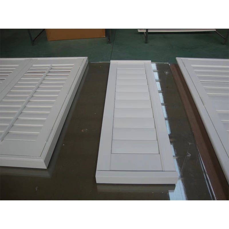 Single Or Double Leaf Hinges PVC Shutter