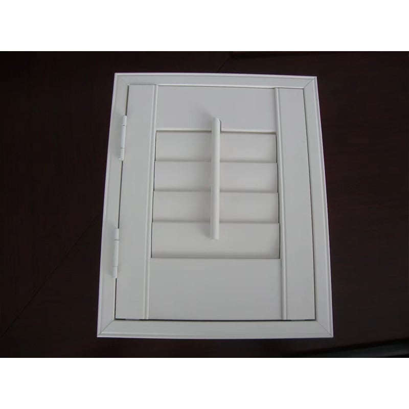 Single Or Double Leaf Hinges PVC Shutter